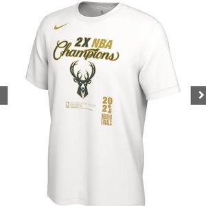 Brand new with tags Milwaukee Bucks Nike 2021 NBA Finals Champions T-Shirt